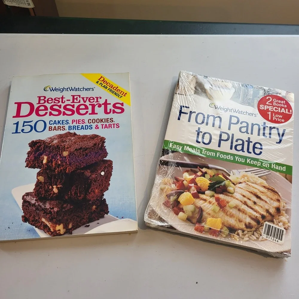 Weight Watchers Cookbook Lot 3 Books NEW Sealed‎ + Desserts Recipes Points